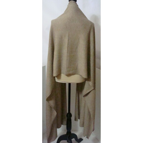NWT New 100% Cashmere Scarf Wrap Long Womens Tan Ryllace Brown Taupe - Picture 9 of 14